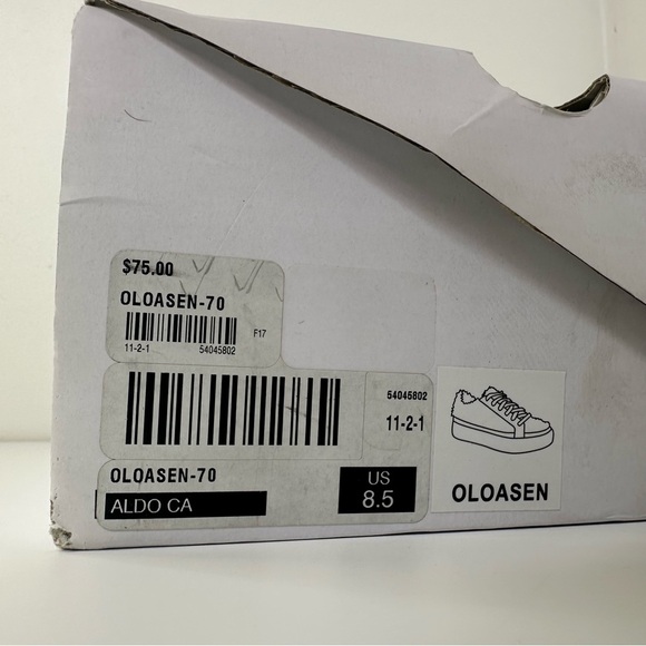 Aldo oloasen women’s white lace up shoes size 8.5 - Picture 14 of 16